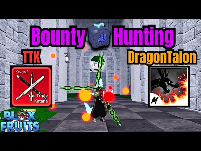 Best Dragon Talon + Phoenix One shot combo』Bounty Hunt l Roblox