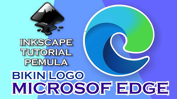 Inkscape Tutorial : Membuat Logo Microsoft Edge untuk pemula