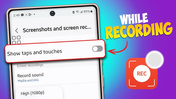 How to Show Taps and Touches While Screen Recording on Samsung Phones | Show Finger Taps and Touches