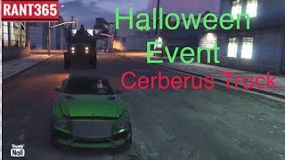 Cerberus ghost truck chase (Maximum Overdrive / Duel) | GTA 5 Online | Halloween Event