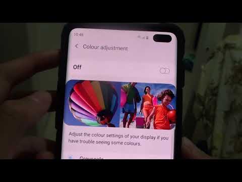 Samsung Galaxy S10 / S10+: How to Adjust Screen Color
