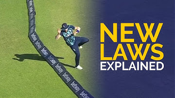New Cricket Laws For Boundary Catches & Fielding Explained