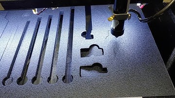 Precise, clean cuts with a laser cutter!