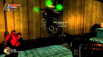 BioShock2 - Two Security bots running into each other