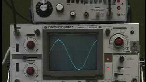Physics Lab Demo 4: Oscilloscope