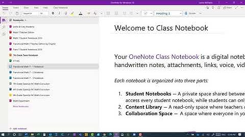 OneNote - closing notebooks