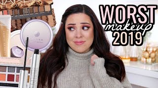WORST MAKEUP OF 2019! MOST DISAPPOINTING PRODUCTS I TRIED THIS YEAR
