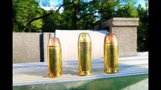 10mm VS .40 VS 45acp - How Many Paper Plates???