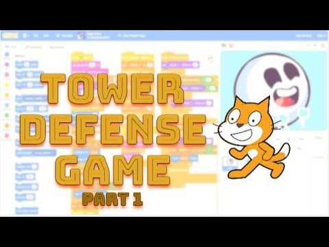 Scratch Tutorial: Robot Defense Game! (Part 1) 