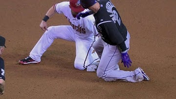 COL@ARI: Gosewisch makes a strong throw to second