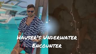 Hauser's Underwater Encounter: Swimming with Sharks in the Majestic Maldives🏊♥️
