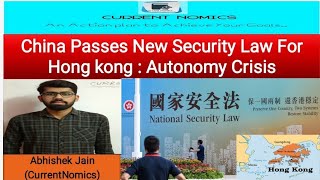 | china new security law on hong kong hongkong autonomy crisis take
off series upsc rpsc