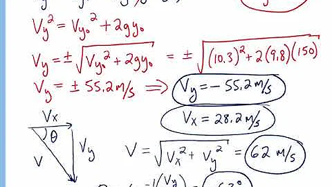 Two Dimensional Motion  -  Projectile Motion and Kinematics 2