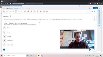 AP Statistics Unit 6 Progress Check MCQ B Review