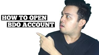 How to open bdo account saving: ATM Card (Updated 2020)