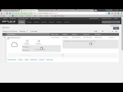 How to login to Softlayer VM