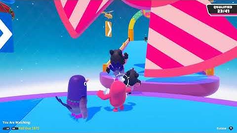 Fall Guys - Can you go through the middle of Whirlygig?