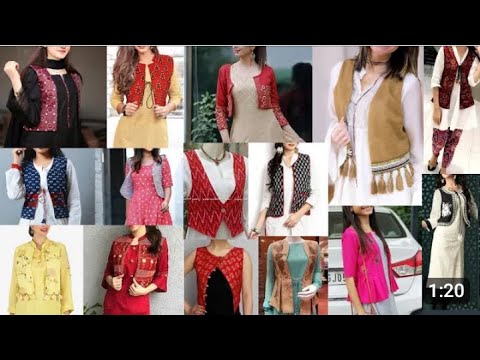 kurti jacket cutting and stitching | ladies jacket cutting and stitching -  YouTube