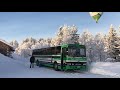 Scania f112 delta plan 200 bus winter finland 25 celsius cold start