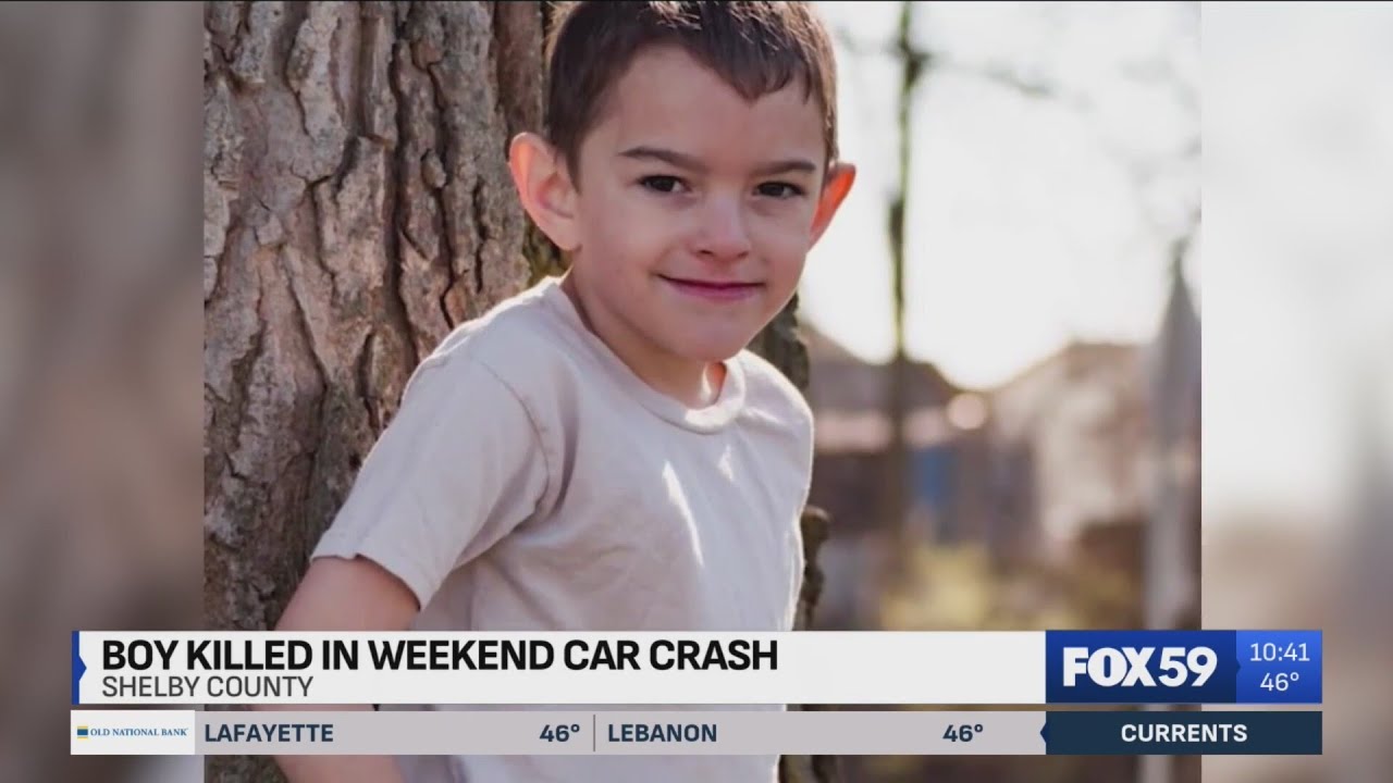 6-year-old dead after crash on State Road 44 in Shelby County - YouTube