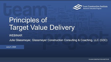 Principles of Target Value Delivery (TVD)