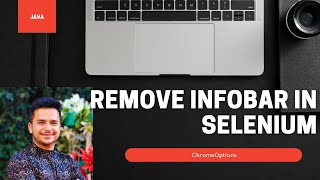 how to remove chrome is being controlled by automated software message in selenium
