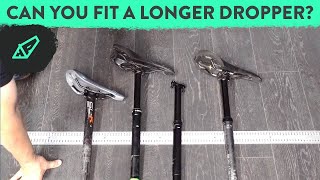 Can Your Frame Fit a Longer Dropper? - Getting experiMENTAL With Dropper Post Insertion Lengths