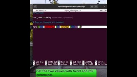 Use Input dialogs in your bash script