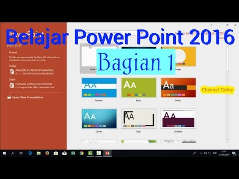 Video: Bagaimana cara menambahkan panduan di PowerPoint 2016?