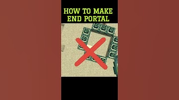 how to make End portal#minecraft#shorts