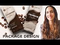 COFFEE PACKAGING DESIGN IN ILLUSTRATOR