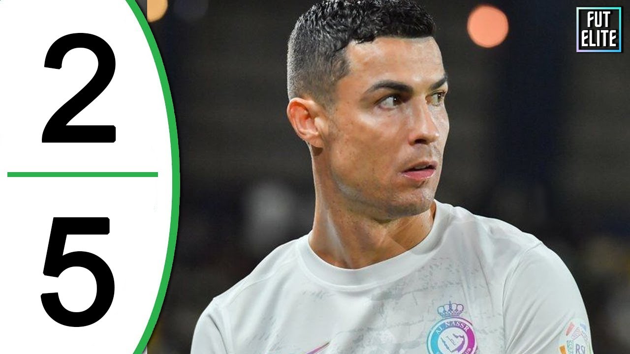 Al Ittihad vs Al Nassr 2 5 Highlights  CRISTIANO RONALDO 2 Goals  Top Scorer of 2023