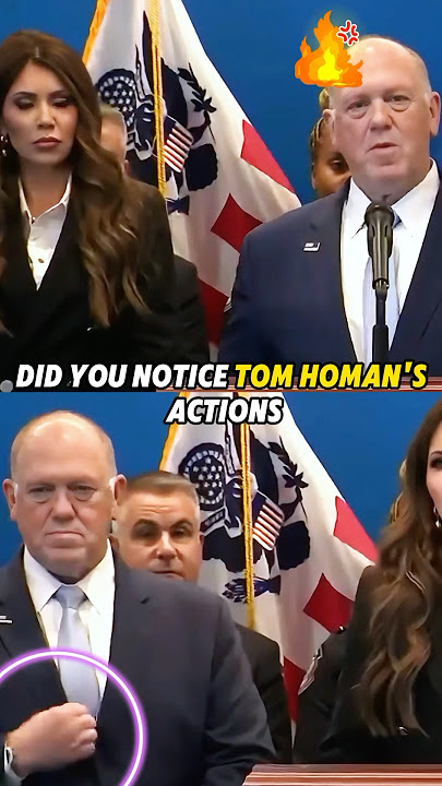 Did you notice Tom Homan’s actions? -1#shorts#kristinoem#tomhoman#celebrity#youtubeshorts