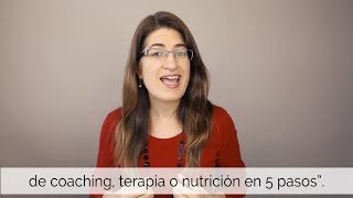 Cómo crear tus programas de coaching, terapia o nutrición en 5 pasos