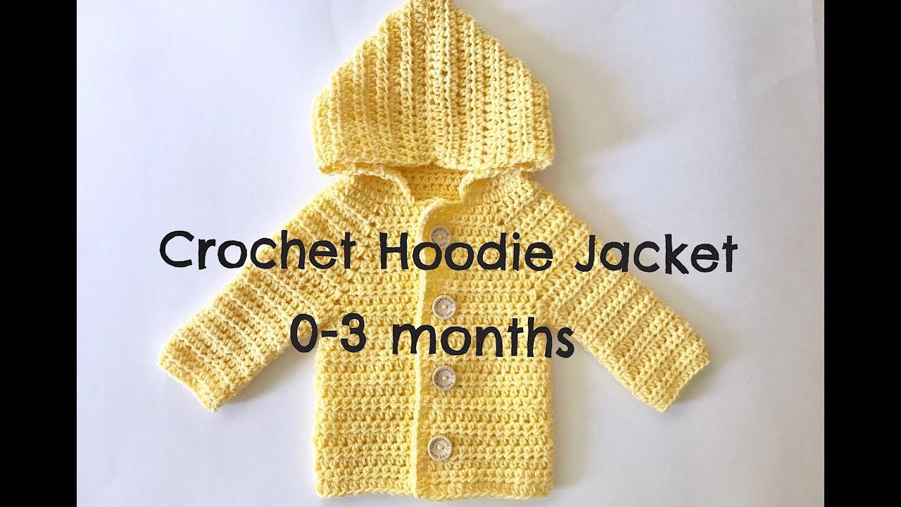 youtube crochet baby jacket