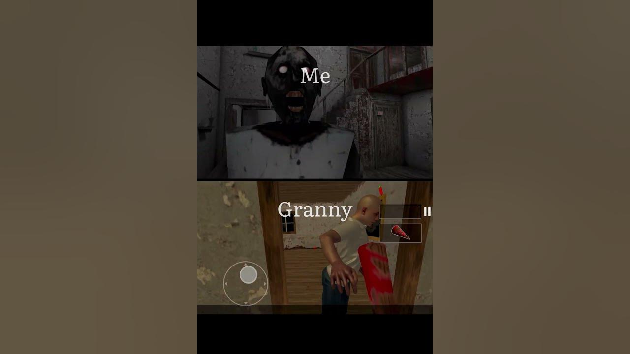 Me vs Granny 😂 ⚰️ #granny #casper #horror #slendrina #dvloper