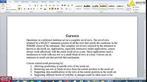 Cursors | SQL Advance | Day 16