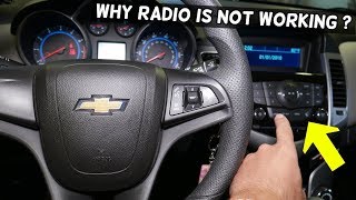 WHY RADIO IS NOT WORKING AND HOW TO FIX IT ON CHEVROLET, GMC, CHEVY, BUICK, CADILLAC