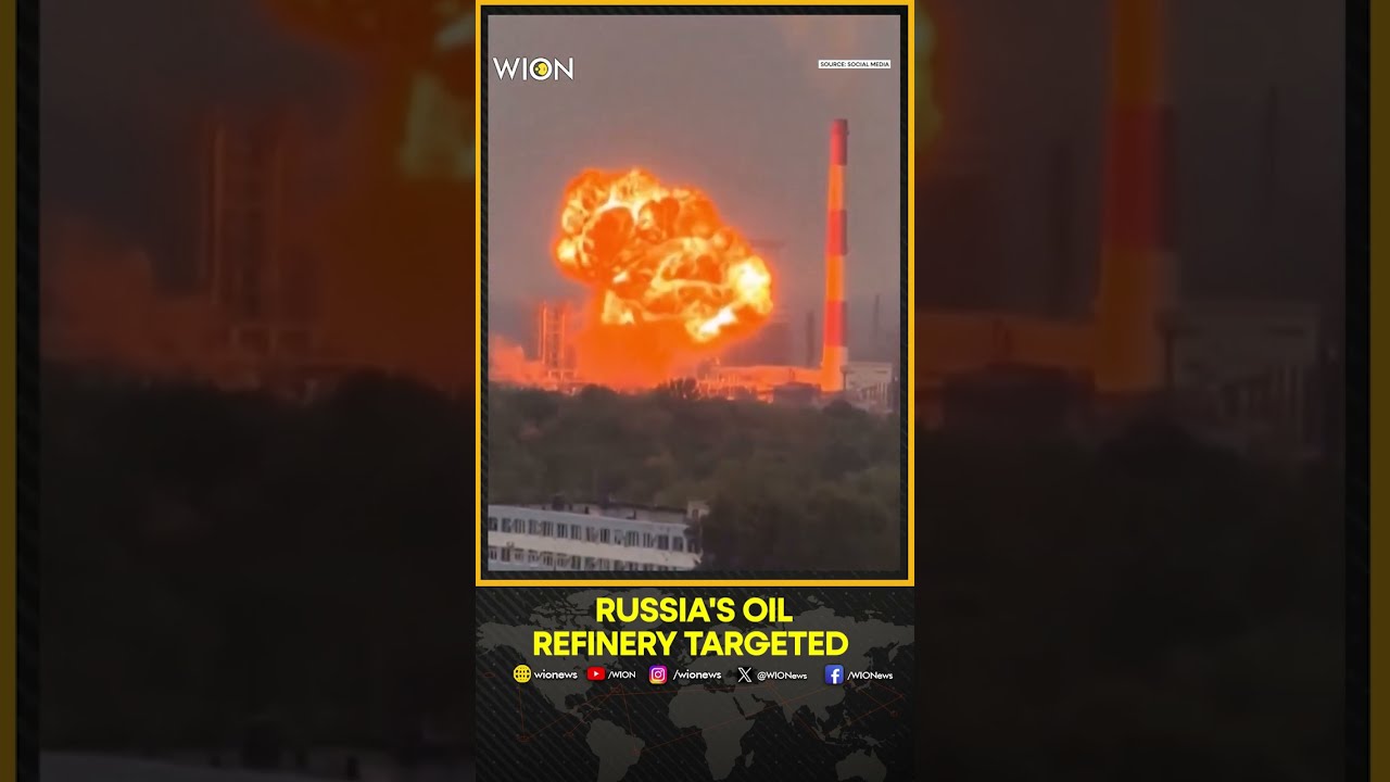 Russia Ukraine War Drone Strike Near Russian Oil Refinery As Claims Hits On Several Targets
