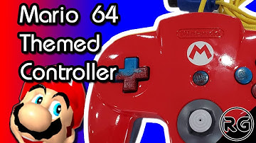 N64 Controller Mod - Custom Super Mario 64 Themed!