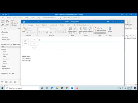 How to set Importance for an email in Outlook - Office 365