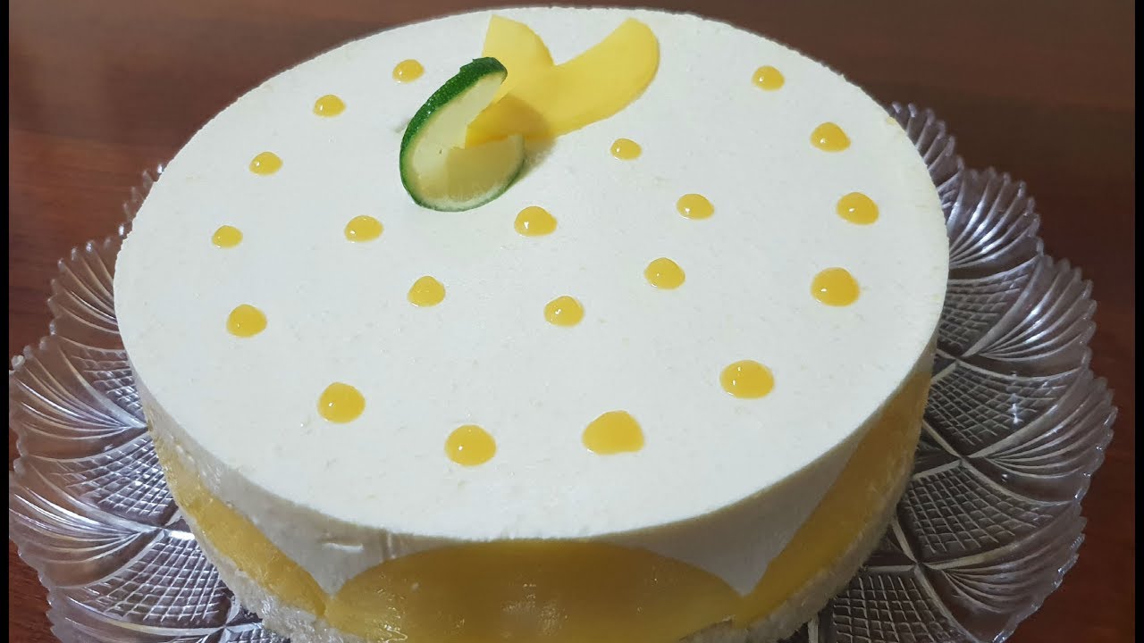 TORTA FREDDA AL MANGO🥭RITA CHEF | E' Più buona della cheesecake.