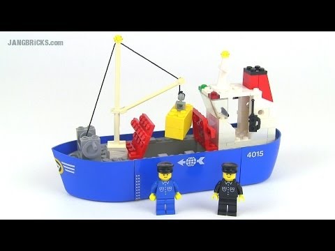 Classic LEGO 4015 Freighter review! set! - YouTube