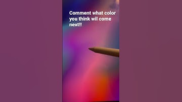 What color do you think is next!! #color #colors #procreate #shorts #youtubeshorts #guessinggame