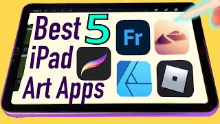 Top 5 Best Art Apps for the iPad Mini 6 (Drawing, Painting, 3d modeling & Social Apps) screenshot 4