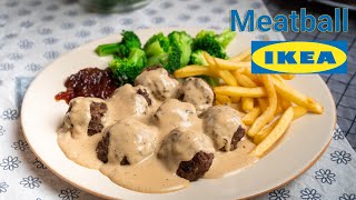 Swedish Meatball dan Brown Sauce, suami cakap lagi sedap dari IKEA!!