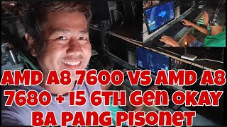 AMD A8 7680 VS AMD A8 7600   PWEDE NABA PANG PISONET I5 6600 6TH GEN KAHIT WALANG GPU    A8 7650K