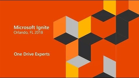 MVPCoffeeParty #04 - Ignite 2018 - OneDrive Experts