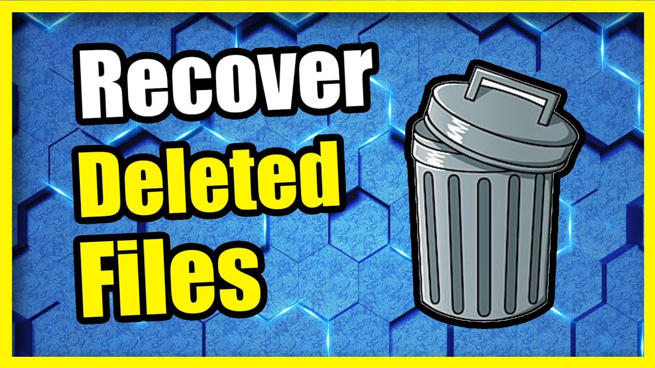 How to Recover Deleted Files or Items from Recycle Bin on Windows 10 or ...