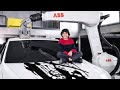 ABB has collaborated with Advait to create the world’s first robot-painted art car.